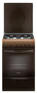 Газовая плита GEFEST ПГ 5100-04 0001, газовая духовка, коричневый