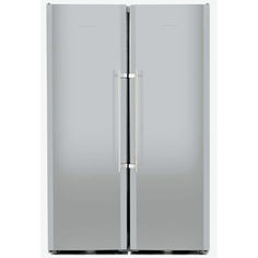 Холодильник LIEBHERR SBSesf 7212 (SGNESF 3063 + SKESF 4240), двухкамерный, серебристый