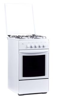 Газовая плита FLAMA RG 24022 W, газовая духовка, белый