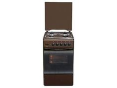 Газовая плита FLAMA FG 24211 B, газовая духовка, коричневый