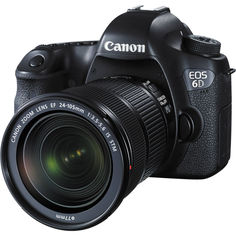 Зеркальный фотоаппарат CANON EOS 6D KIT kit ( EF 24-105mm f/3.5-5.6 IS STM), черный