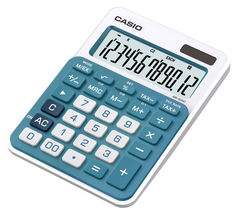 Калькулятор CASIO MS-20NC-BU-S-EC, 12-разрядный, голубой