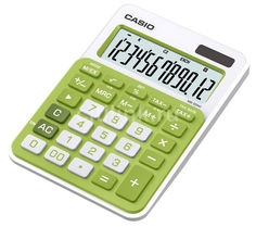 Калькулятор CASIO MS-20NC-GN-S-EC, 12-разрядный, зеленый