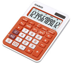 Калькулятор CASIO MS-20NC-RG-S-EC, 12-разрядный, оранжевый