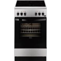 Электрическая плита ZANUSSI ZCV9550G1X, стеклокерамика, нержавеющая сталь