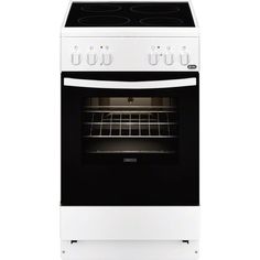 Электрическая плита ZANUSSI ZCV9540H1W, стеклокерамика, белый