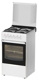 Газовая плита DARINA 1B КM 441 301 W, электрическая духовка, белый