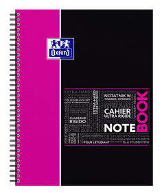 Тетрадь Oxford SOS Notes NOTEBOOK A4+ ламин.картон 80л клетка спираль двойная [400037406]