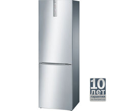 Холодильник BOSCH KGN36VL14R, двухкамерный, нержавеющая сталь
