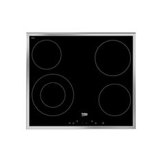 Варочная панель BEKO HIC 64402 X, Hi-Light, независимая, черный