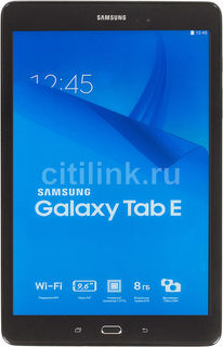 Планшет SAMSUNG Galaxy Tab E SM-T561, 1.5Гб, 8GB, 3G, Android 4.4 черный [sm-t561nzkaser]