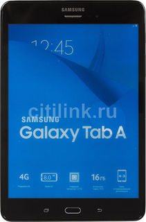 Планшет SAMSUNG Galaxy Tab A SM-T355, 2GB, 16GB, 3G, 4G, Android 5.0 черный [sm-t355nzkaser]