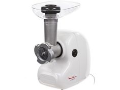 Мясорубка MOULINEX ME209139, белый / черный