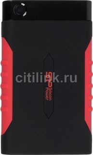 Внешний жесткий диск SILICON POWER Armor SP010TBPHDA15S3L, 1Тб, черный