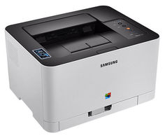 Принтер лазерный SAMSUNG SL-C430W лазерный, цвет: белый [sl-c430w/xev]