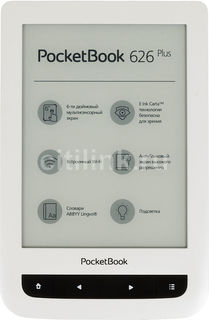 Электронная книга POCKETBOOK 626 PLUS, 6&quot;, белый