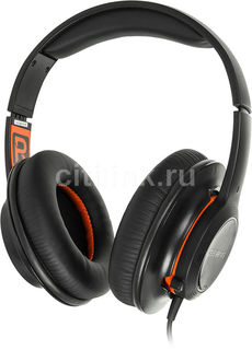 Наушники с микрофоном STEELSERIES Siberia 150, мониторы, черный [61421]