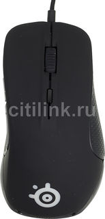 Мышь STEELSERIES Rival 300 62351 оптическая проводная USB, черный