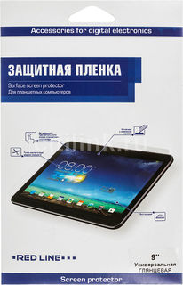Защитная пленка REDLINE универсальная, 9&quot;, 115 х 197 мм, прозрачная, 1 шт [ут000006143]