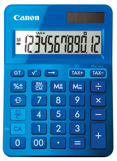 Калькулятор CANON LS-123K-MBL, 12-разрядный, синий