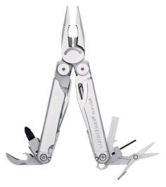 Мультитул LEATHERMAN Wave, 17 функций, серебристый [830078]