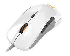 Мышь STEELSERIES Rival 100 62335 оптическая проводная USB, белый