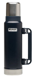 Термос STANLEY Classic Vac Bottle Hertiage, 1.3л, темно-синий/ серебристый
