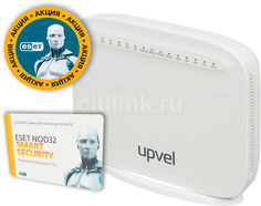 Беспроводной маршрутизатор UPVEL UR-835VCU, ADSL2+, белый [ur-835vcu universal_citilink]