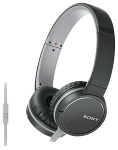 Наушники SONY MDR-ZX660AP, накладные, черный, проводные