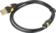 Кабель 2A Smooth connector microUSB B (m) USB A(m) 0.75м черный Noname