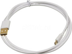Кабель 2A Square microUSB B (m) USB A(m) 1м белый Noname