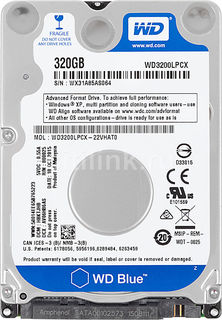 Жесткий диск WD Blue WD3200LPCX, 320Гб, HDD, SATA III, 2.5&quot;