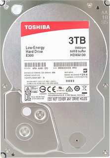 Жесткий диск TOSHIBA E300 HDWA130UZSVA, 3Тб, HDD, SATA III, 3.5&quot;