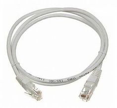 Кабель Патч-корд LANMASTER UTP, вилка RJ-45, вилка RJ-45, кат.5е, LSZH, 0.5м, серый [lan-pc45/u5e-0.5-gy]