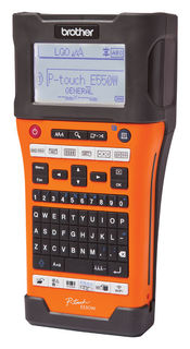 Принтер Brother P-touch PT-E550WVP переносной оранжевый/черный [pte550wvpr1]