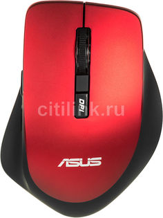 Мышь ASUS WT425 оптическая беспроводная USB, красный [90xb0280-bmu030]