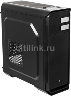Корпус ATX AEROCOOL AERO-500, Midi-Tower, без БП, черный