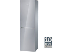 Холодильник BOSCH KGN39SM10R, двухкамерный, серебристый