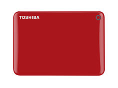 Внешний жесткий диск TOSHIBA Canvio Connect II HDTC830ER3CA, 3Тб, красный