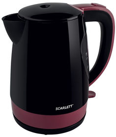 Чайник электрический SCARLETT SC-EK18P26, 2200Вт, черный и бордовый