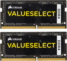 Модуль памяти CORSAIR CMSO16GX4M2A2133C15 DDR4 - 2x 8Гб 2133, SO-DIMM, Ret