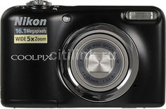 Цифровой фотоаппарат NIKON CoolPix A10, черный