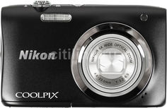 Цифровой фотоаппарат NIKON CoolPix A100, черный