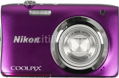 Цифровой фотоаппарат NIKON CoolPix A100, фиолетовый