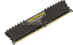 Модуль памяти CORSAIR Vengeance LPX CMK16GX4M1A2400C14 DDR4 - 16Гб 2400, DIMM, Ret