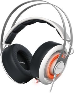 Наушники с микрофоном STEELSERIES Siberia 650, мониторы, белый / черный [51192]