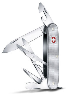 Складной нож VICTORINOX Pioneer X, 9 функций, 93мм, серебристый [0.8231.26]