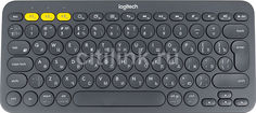 Клавиатура LOGITECH K380, bluetooth, беспроводная, темно-серый [920-007584]
