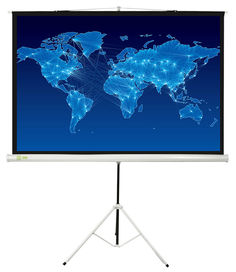 Экран CACTUS Triscreen CS-PST-150x150, 150х150 см, 1:1, напольный белый