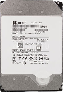 Жесткий диск HGST Ultrastar HE10 HUH721010ALE604, 10Тб, HDD, SATA III, 3.5&quot; [0f27454]